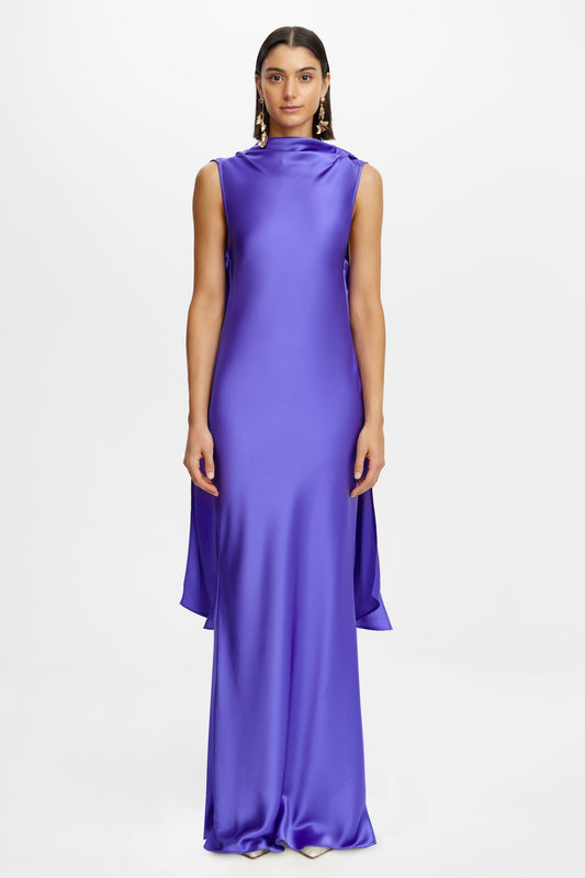 Acler Fleeden Maxi Dress - Purple
