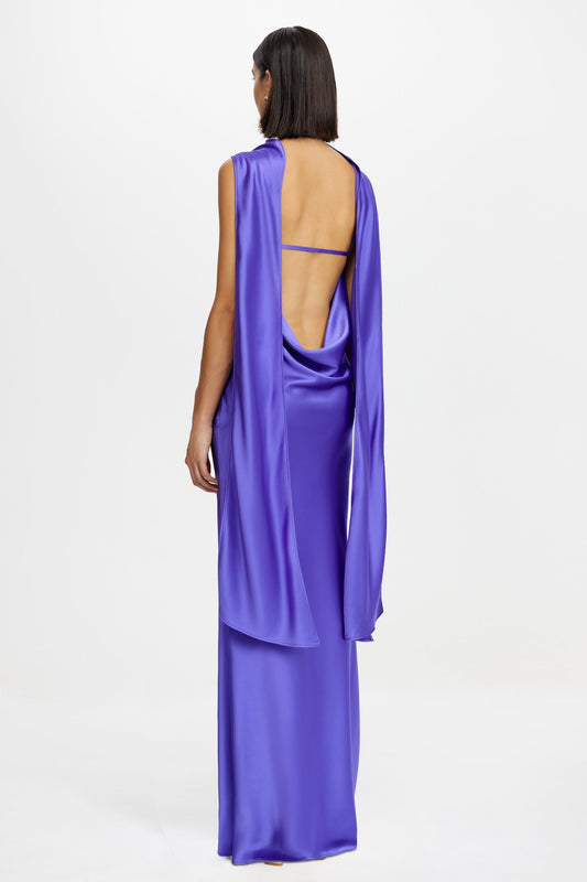 Acler Fleeden Maxi Dress - Purple