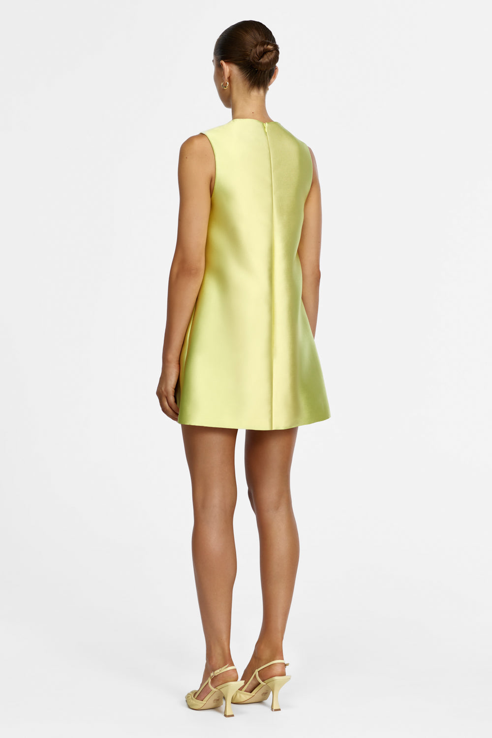 Acler Medora Mini Dress - Limeade