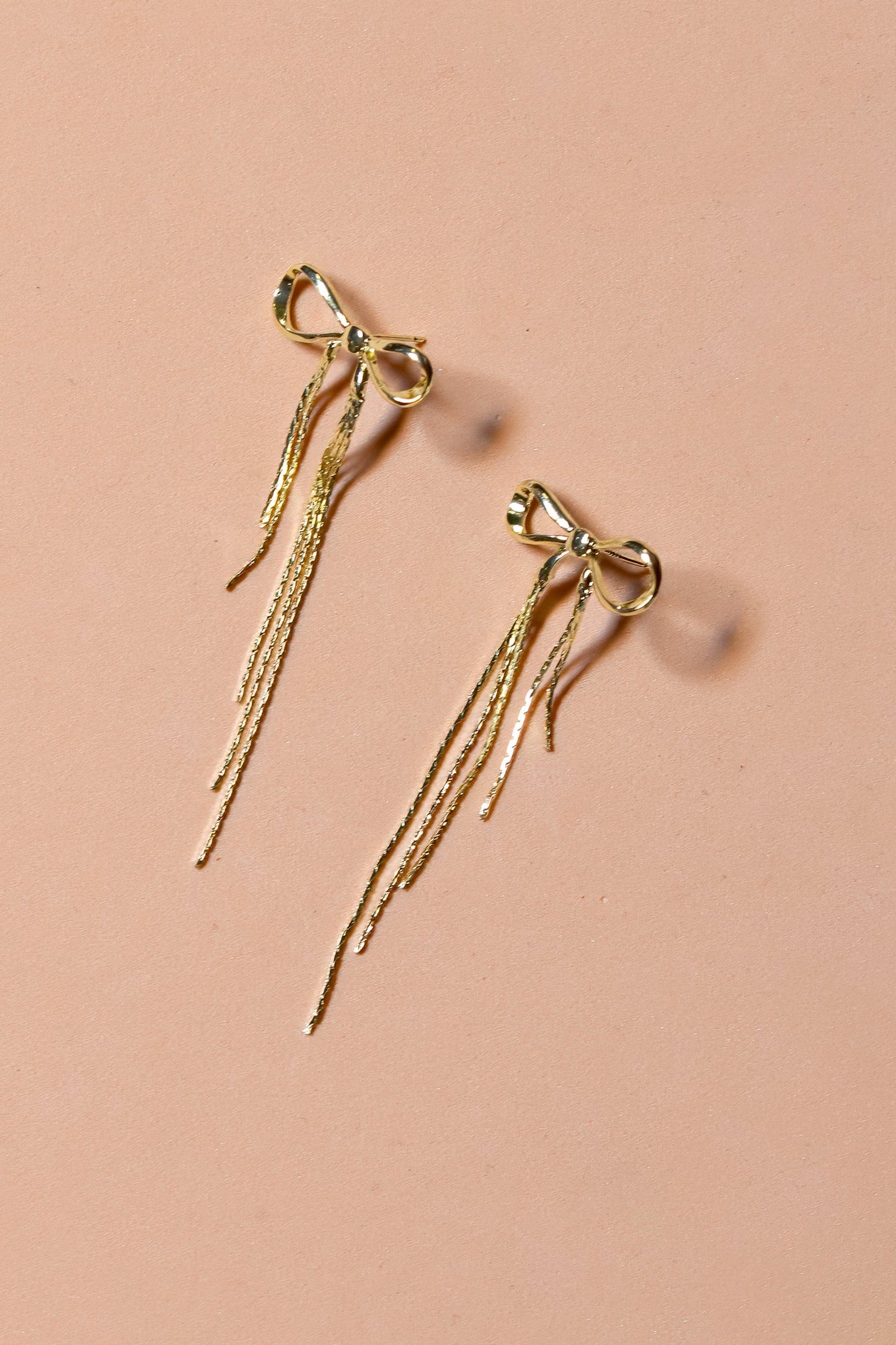 Disco Bow Stud Earrings