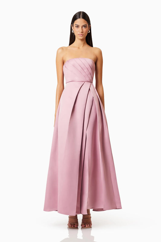 Elliatt Rose Strapless Gown In Pink