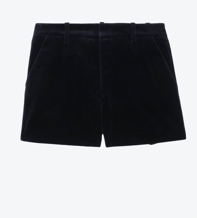 ZADIG & VOLTAIRE PINK VELVET SHORTS