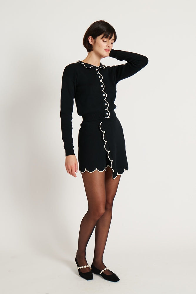 Rachel Antonoff Cupcake Cardigan - Black