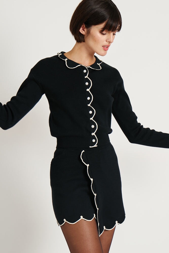 Rachel Antonoff Cupcake Cardigan - Black