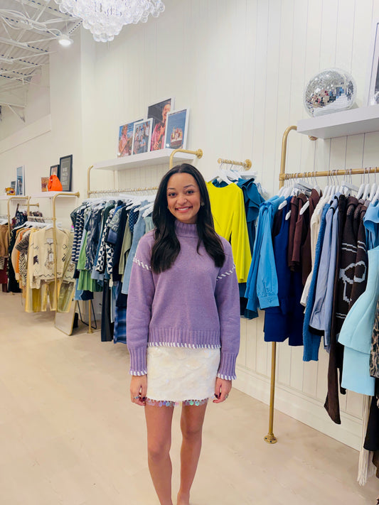 En Saison Merrill Stitch Sweater