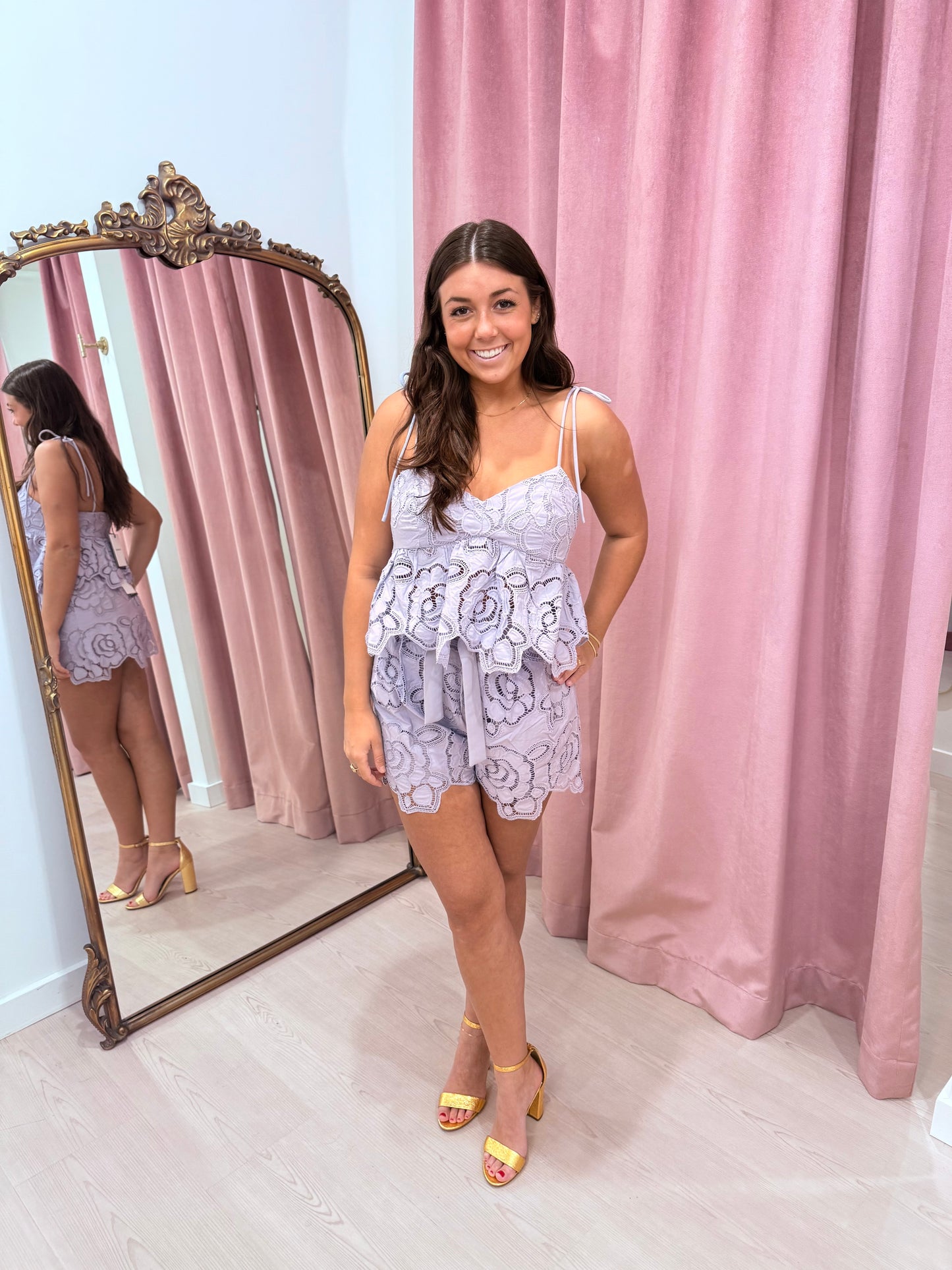 En Saison Brynlee Peplum Top