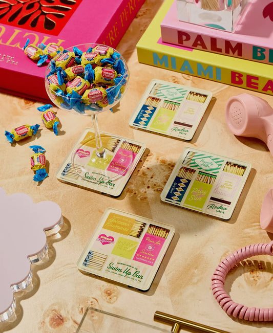 California Matchbook Coasters