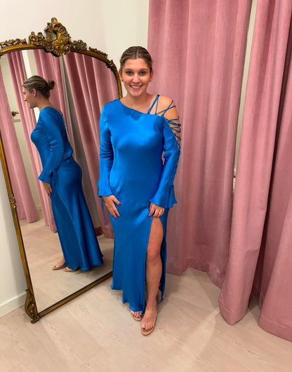 Shona Joy Nora Lace Detail Maxi Dress - Aqua Shop at the Mix Shona Joy Nora Lace Detail Maxi Dress - Aqua Shop at the Mix
