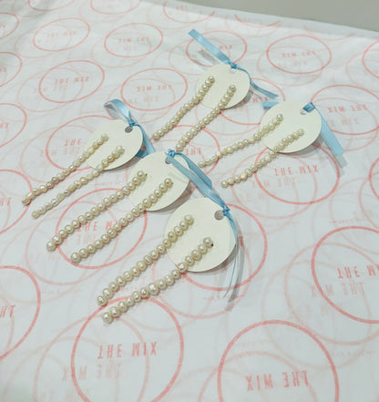 EARRINGS BY GRACE POTATO PEARL LONG CLASSICS