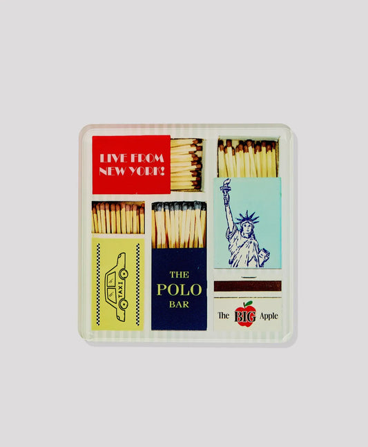 New York Matchbook Coaster