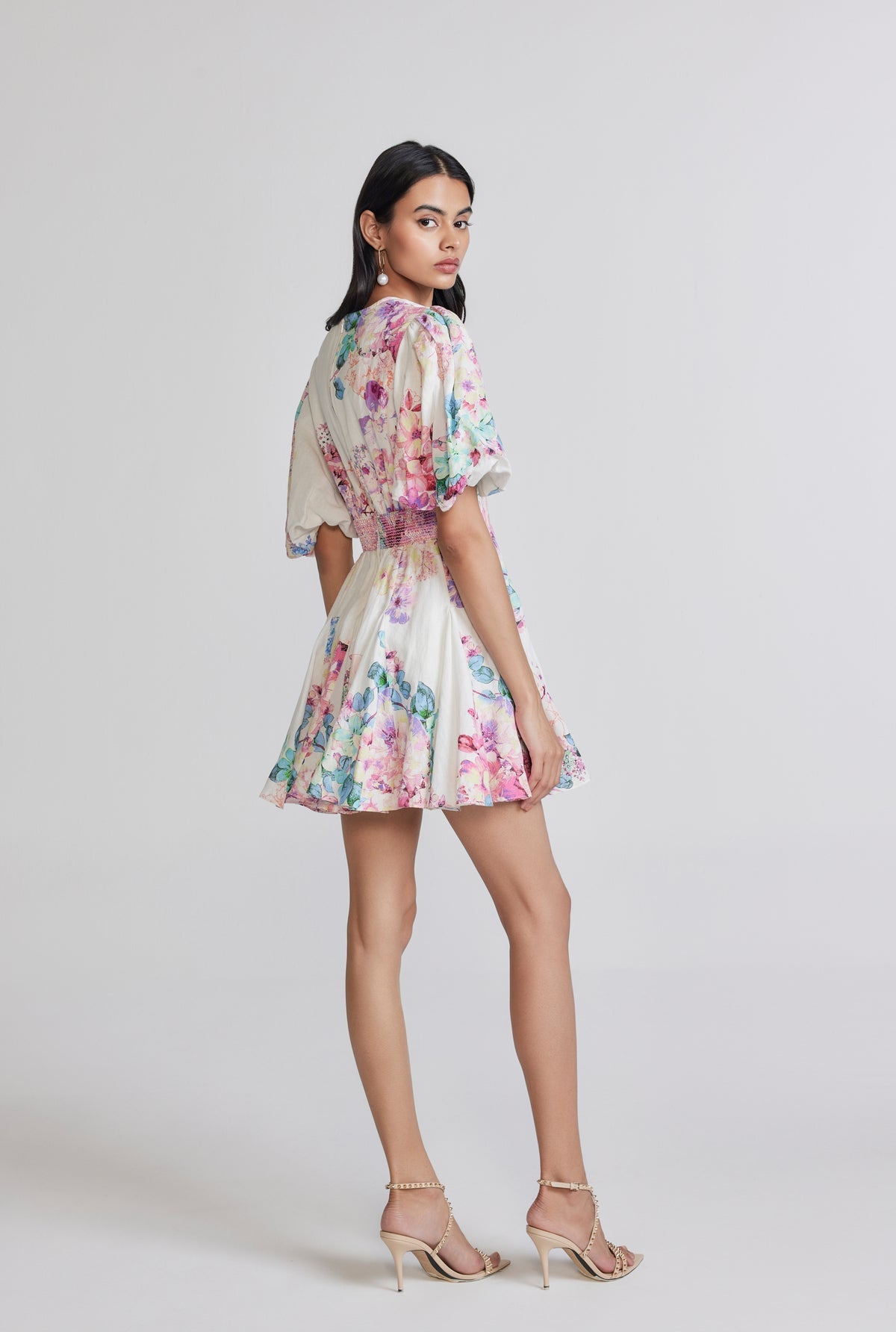Hemant & NAndita April Short Dress