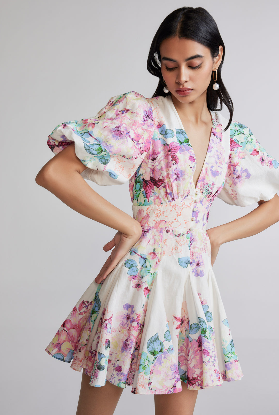 Hemant & NAndita April Short Dress