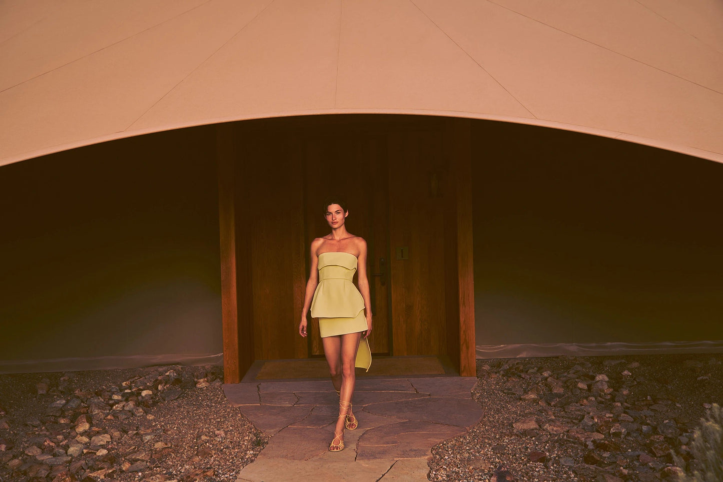 ALEXIS AKERA TOP IN LIME LIGHT