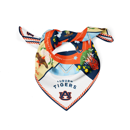 Saturday Silks Auburn Saturday Scarf