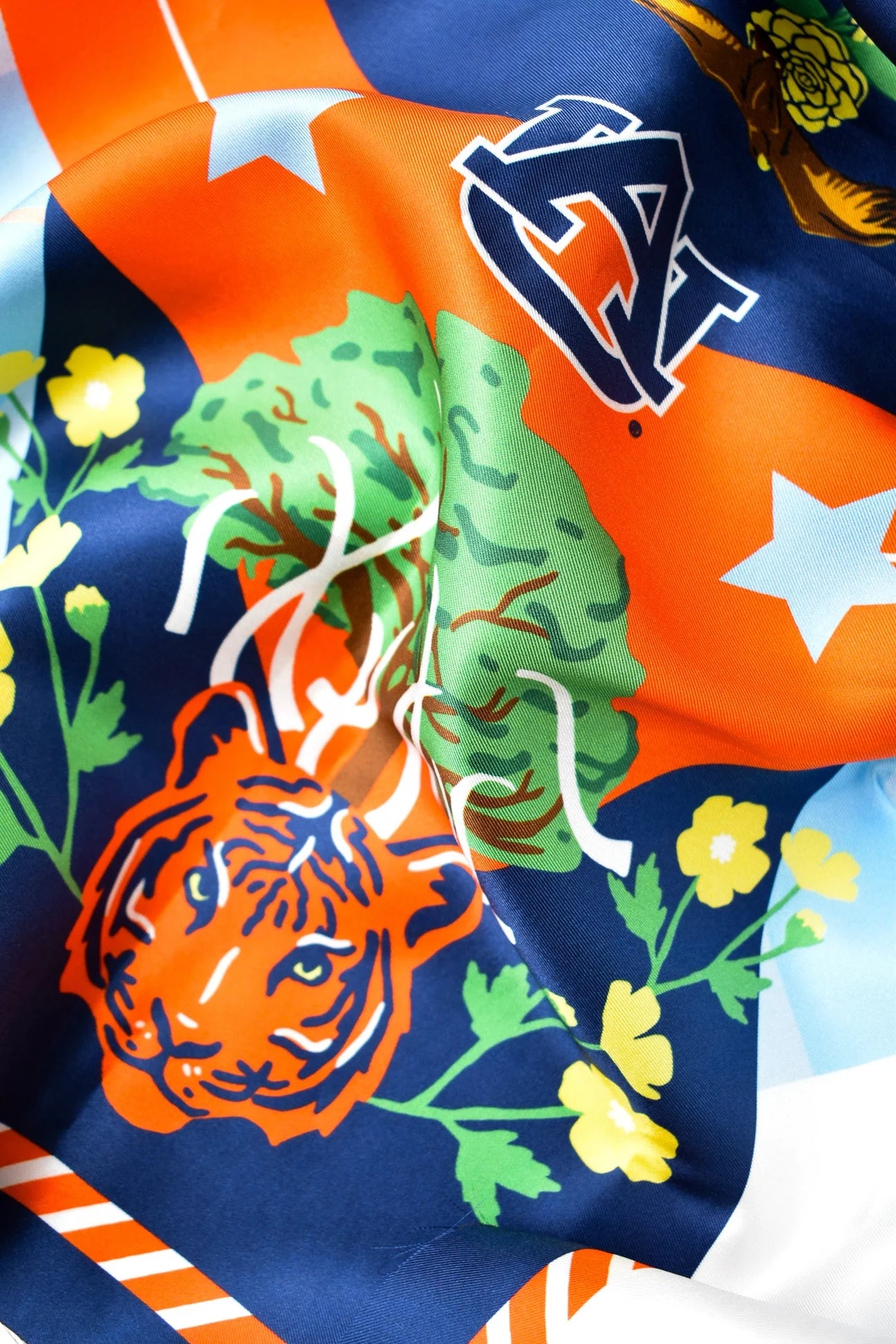 Saturday Silks Auburn Saturday Scarf