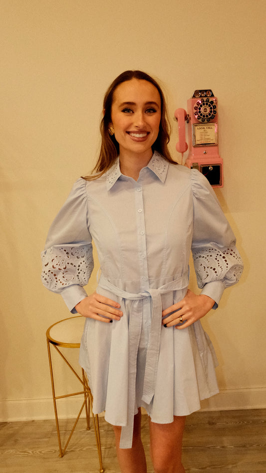 En Saison Sky Blue Dress