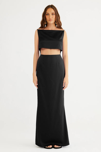 Rumer Oracle Boatneck Gown