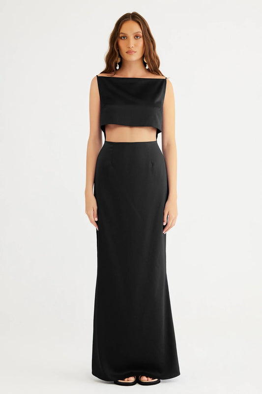 Rumer Oracle Boatneck Gown