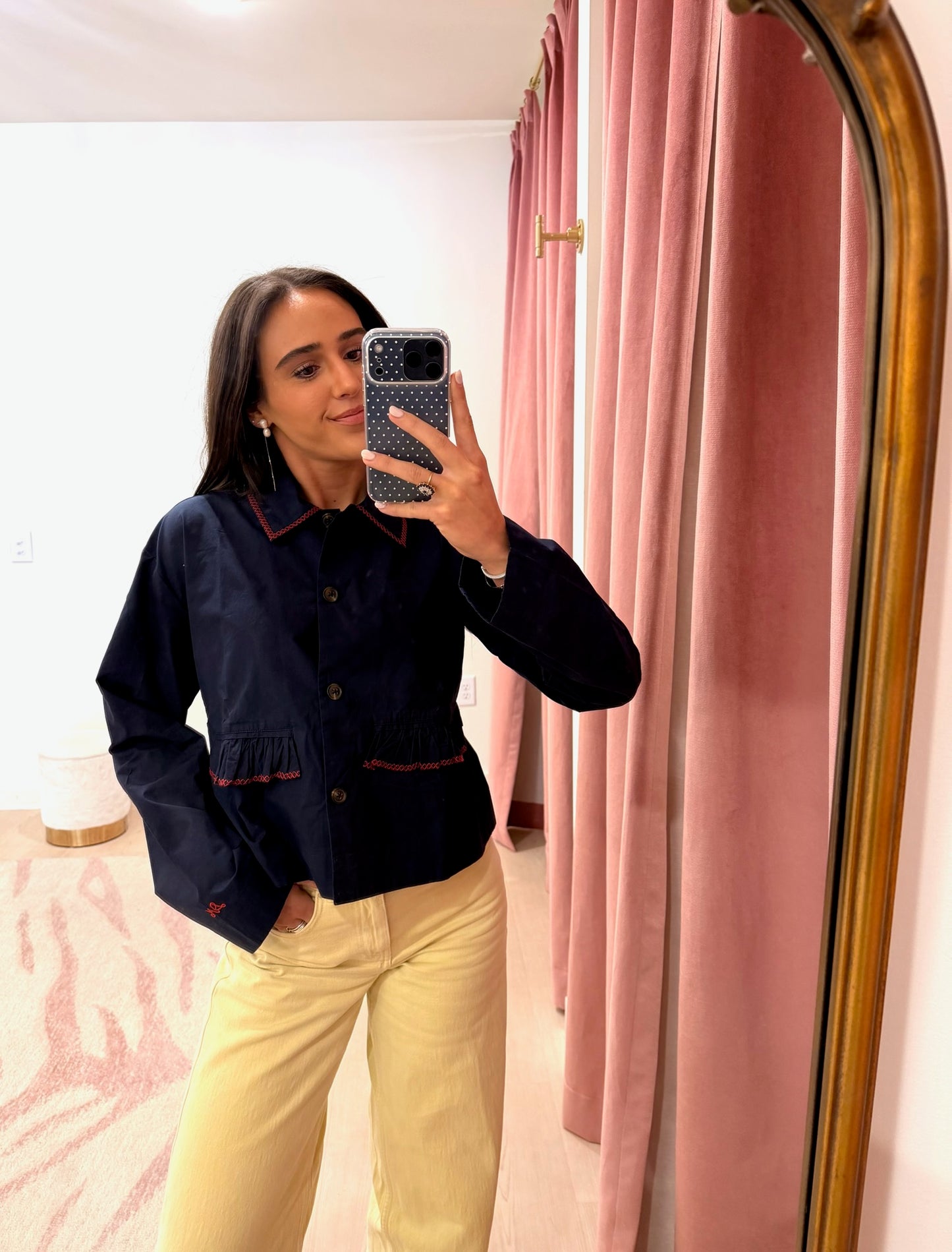 Damson Madder Lyyke Top - Navy