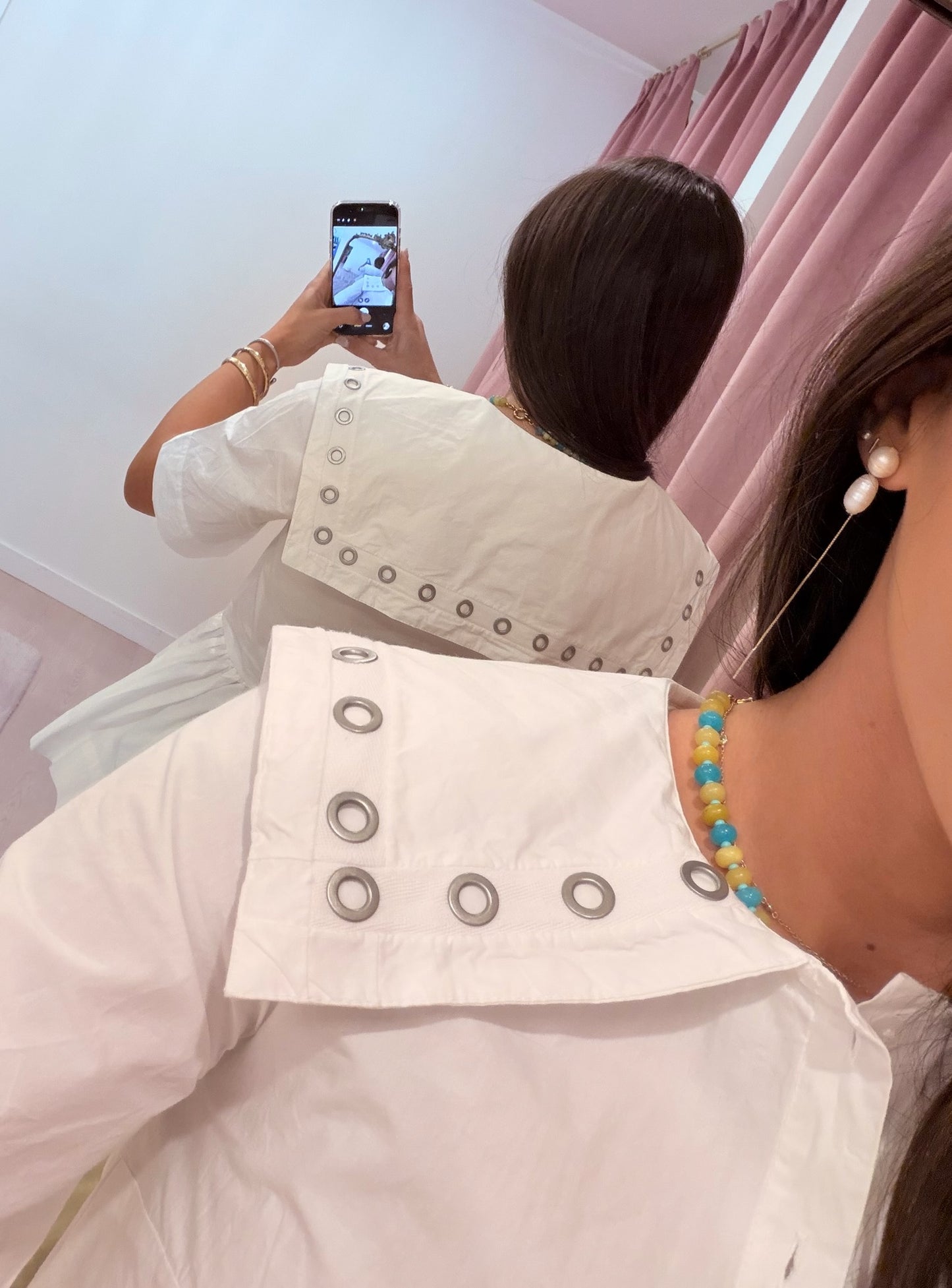 Damson Madder Cyrus Eyelet Blouse