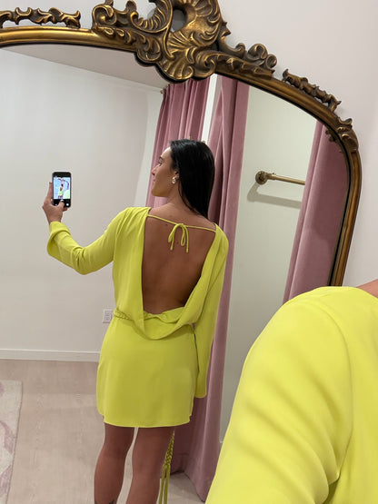 Alexis Angelie Dress - Chartreuse