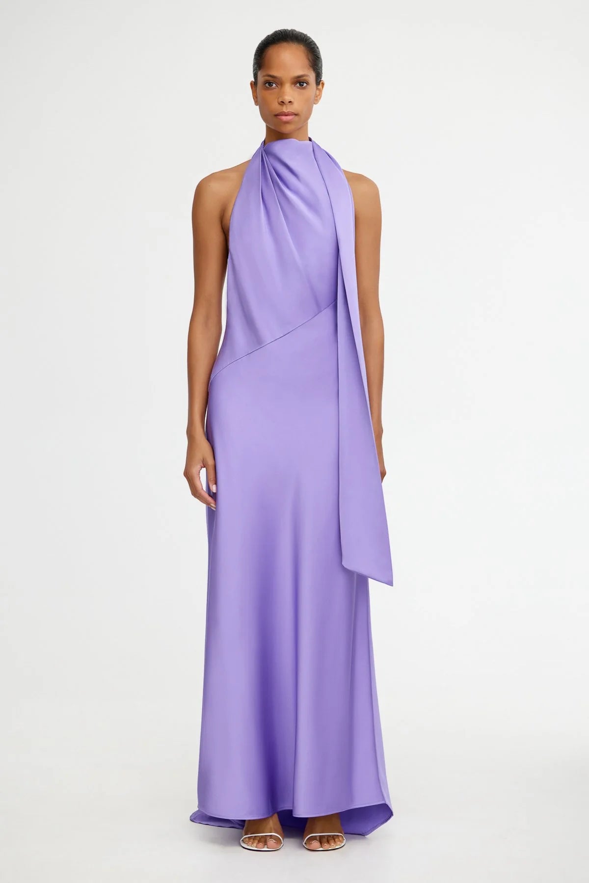 ADRIANA LONG SLEEVE MINI DRESS Lilac