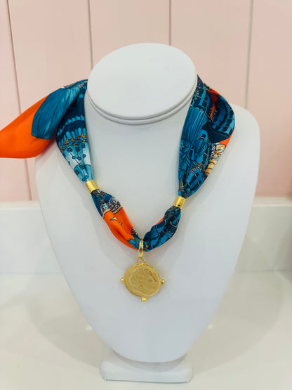 SAVVYGRACEDESIGN Scarf Necklace