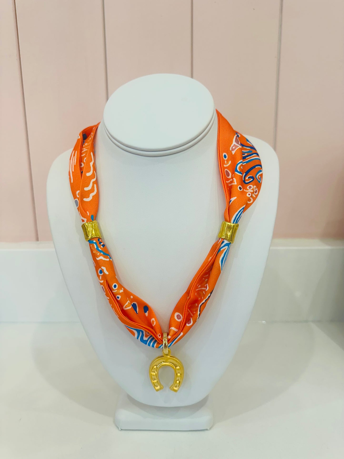 SAVVYGRACEDESIGN Scarf Necklace