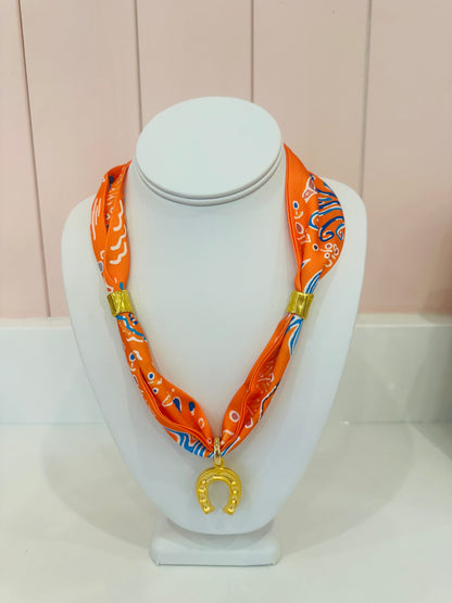 SAVVYGRACEDESIGN Scarf Necklace