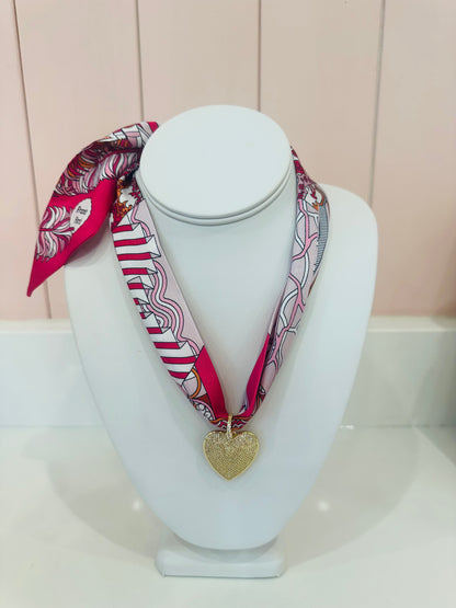 SAVVYGRACEDESIGN Scarf Necklace