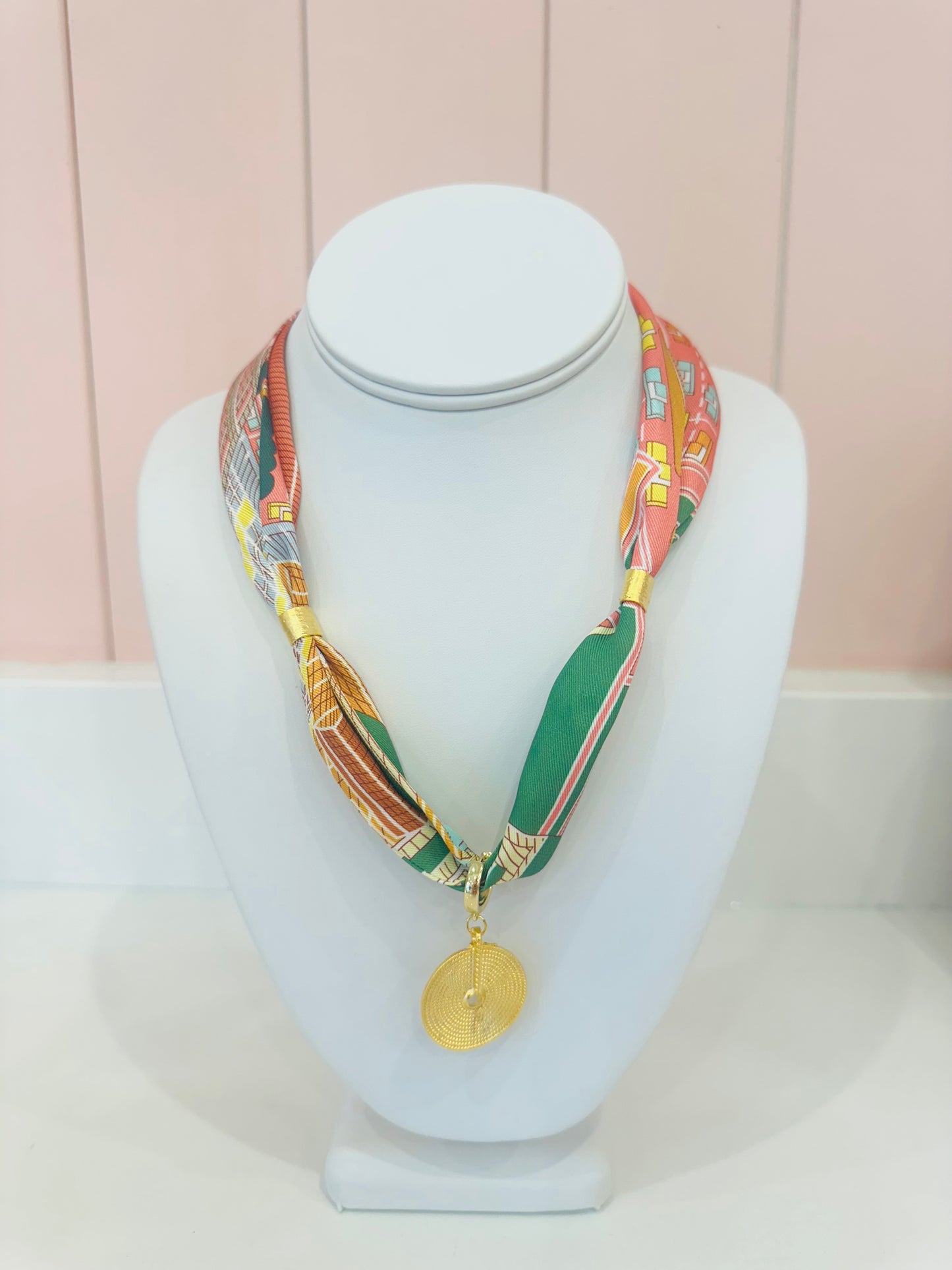 SAVVYGRACEDESIGN Scarf Necklace