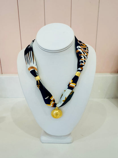 SAVVYGRACEDESIGN Scarf Necklace