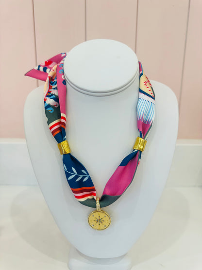 SAVVYGRACEDESIGN Scarf Necklace
