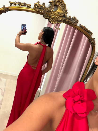 SAU LEE Delphine Satin Gown