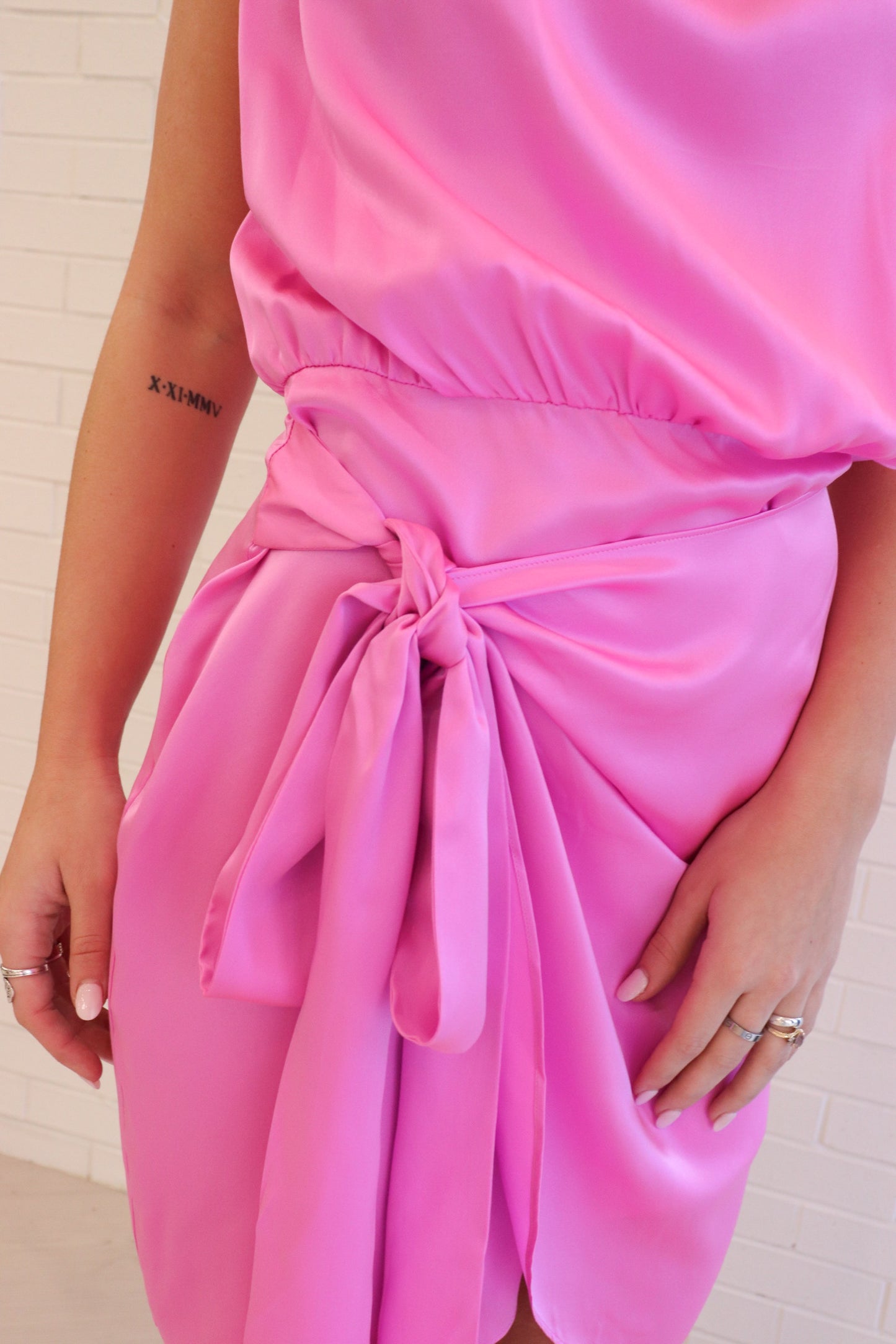 Amanda Uprichard Fabiola Dress- Aster