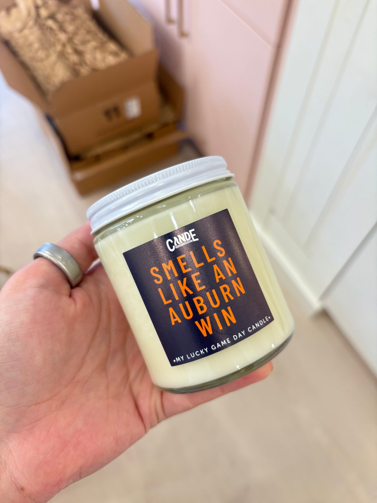 Smells Like An Auburn Win Candle