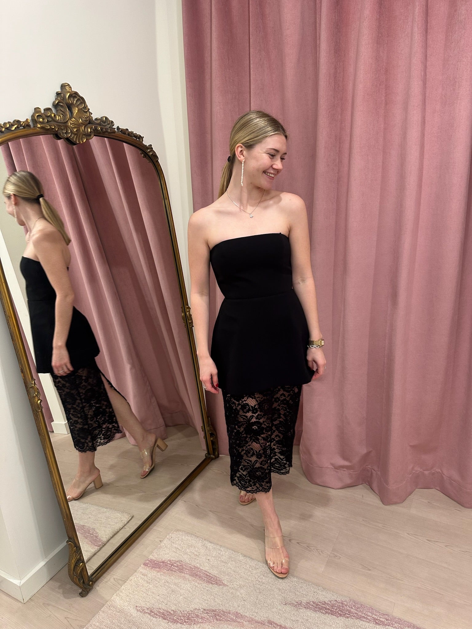 Amanda Uprichard Jada Dress in Black - size XS Amanda Uprichard Jada Dress in Black - size XS
