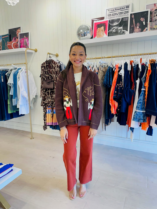 The Great THE LASSO LODGE CARDIGAN