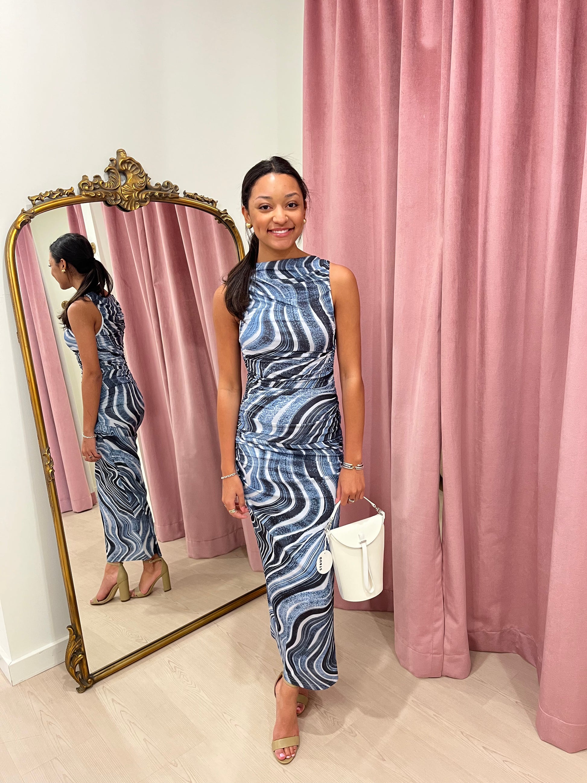 significant other dress Significant Other Whitney Midi Dress - Midnight Daze