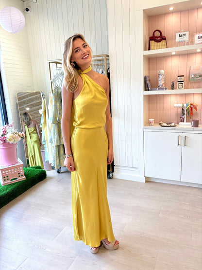 Staud Estelle Dress - Citron