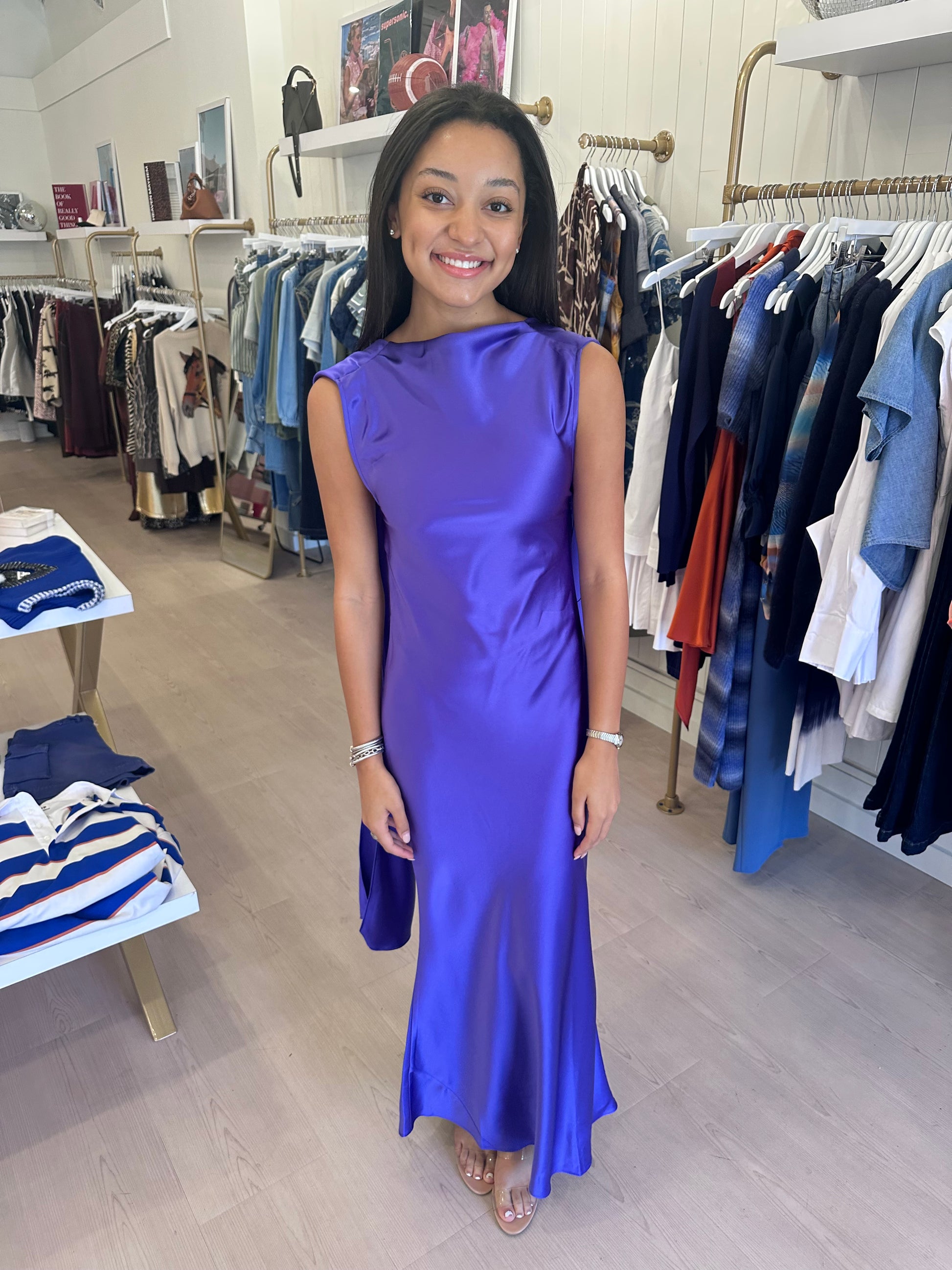 Acler Fleeden Maxi Dress - Purple Shop at the Mix Acler Fleeden Maxi Dress - Purple Shop at the Mix