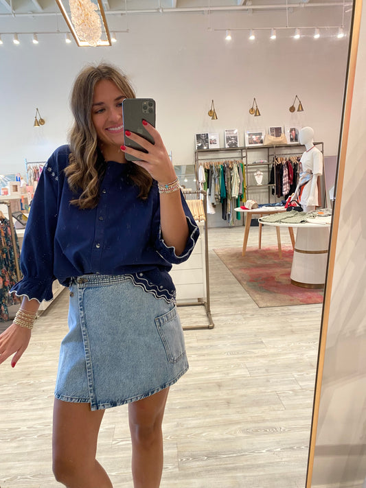 Seventy + Mochi Nina Top in Twilight