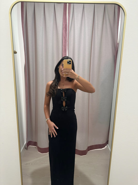 Liv Foster Stretch Crepe Column Gown