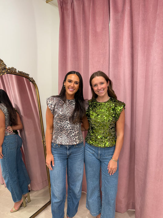 Ganni Sequins Blouse