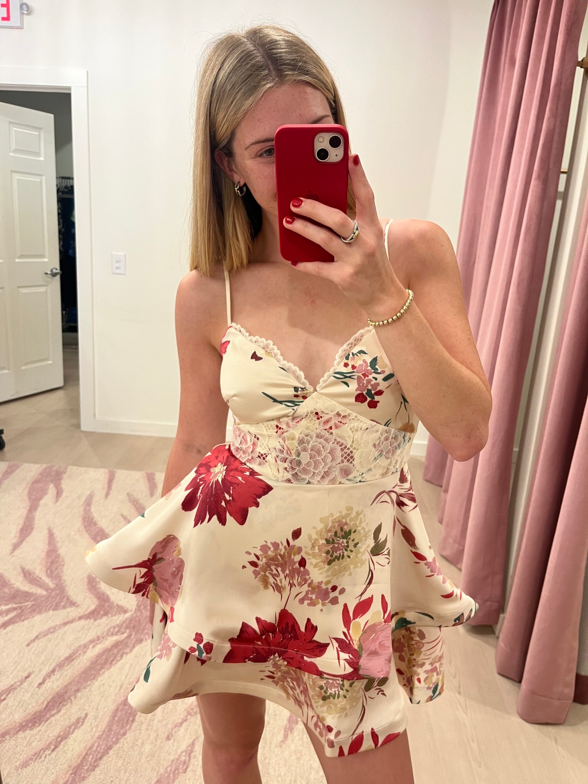 elliatt rosalind floral applique mini dress chloandtell on LTK