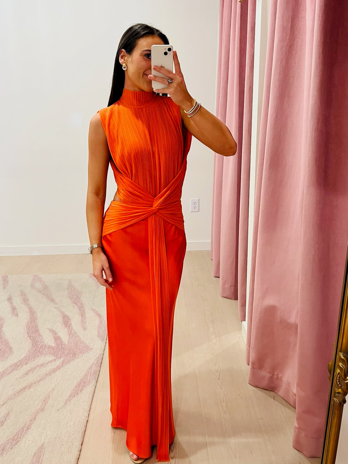 Significant Other London Gown - Tangerine