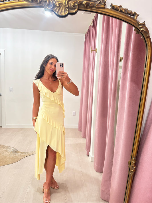 Bec + Bridge Marine Asym Dress
