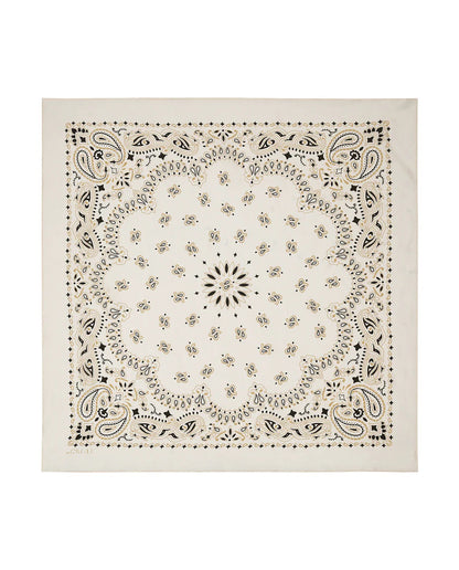 THE GREAT Silk Bandana - Cream