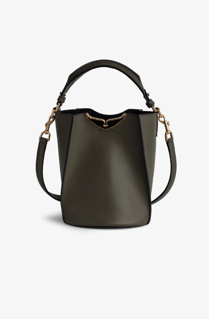 ZADIG & VOLTAIRE BORDERLINE BUCKET BAG - RECORD