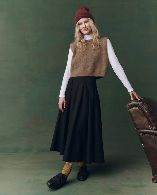 THE GREAT Brushed Melange Sweater